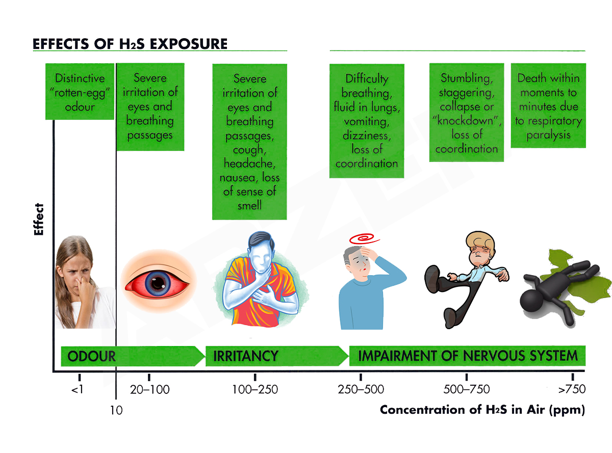 H2S Monitoring Hydrogen sulfide gas monitoring services